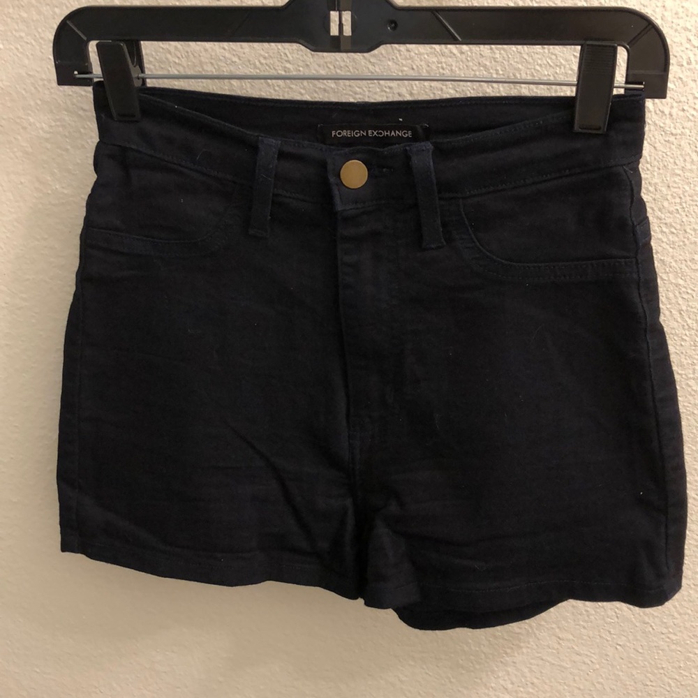 Dark denim blue shorts